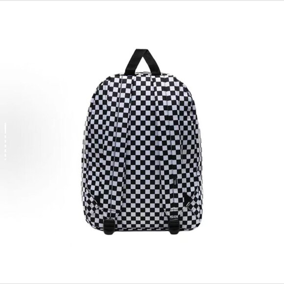Vans Old Skool Checkerboard Backpack Black & white UNISEX - Picture 4 of 8